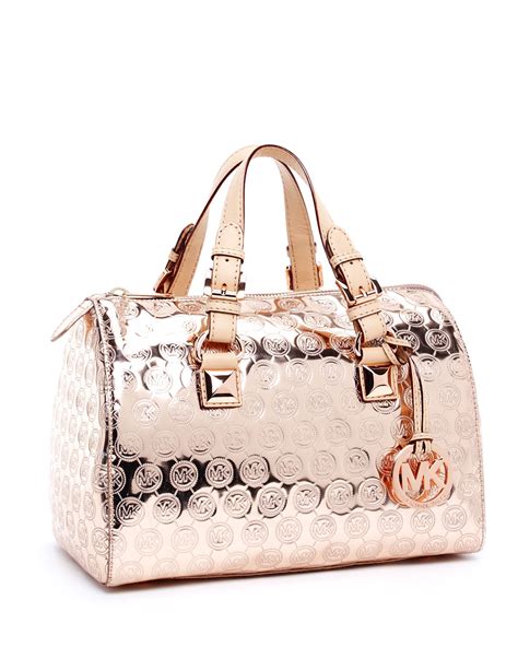 michael kors rose gold jewelry|Michael Kors rose gold satchel.